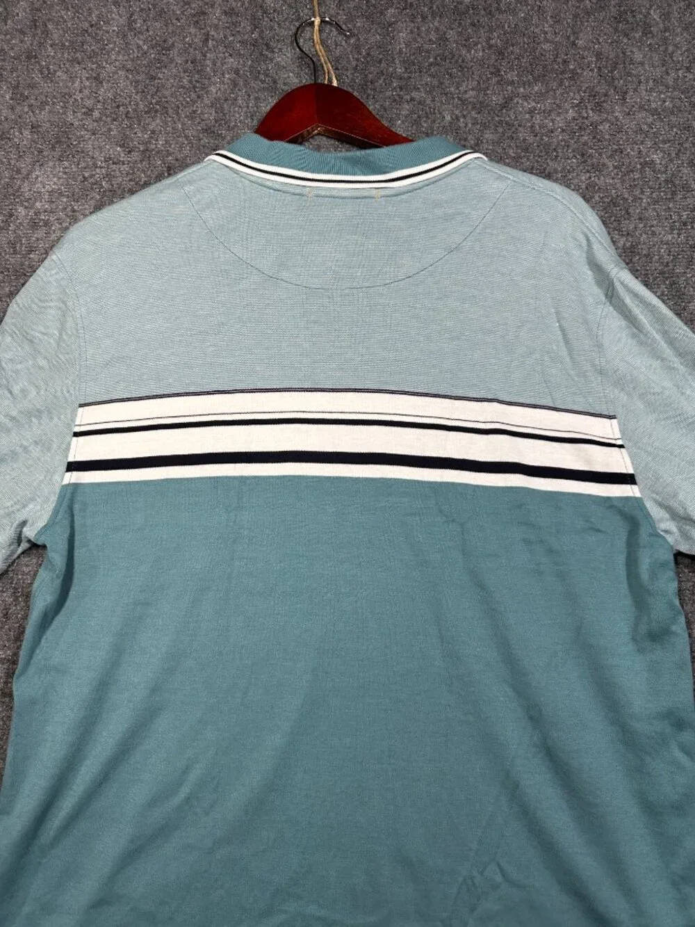 Banana Republic Polo Shirt Mens Large Luxury Touch Performance Short Sleeve